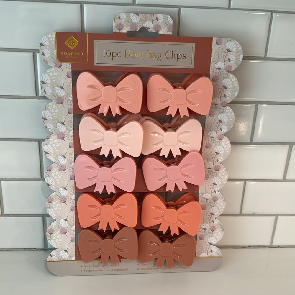 🎀 BOW Bag Clips.